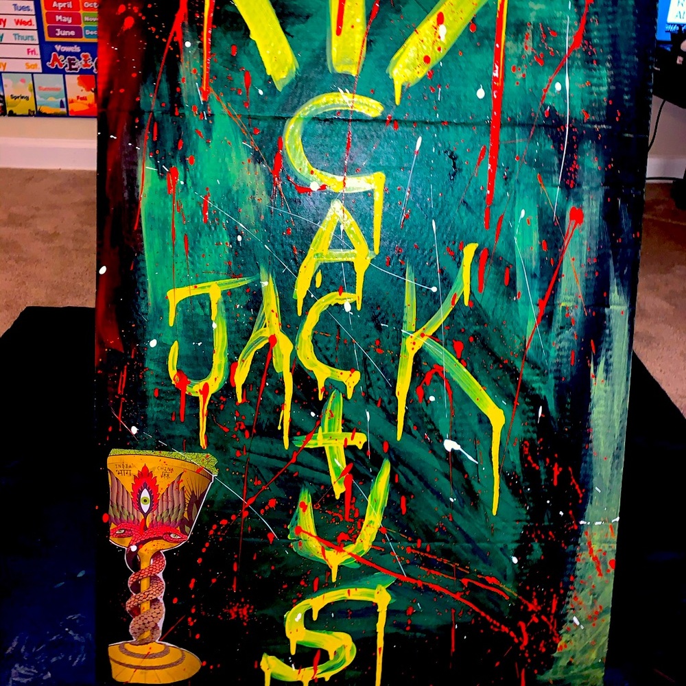 Cactus Jack painting